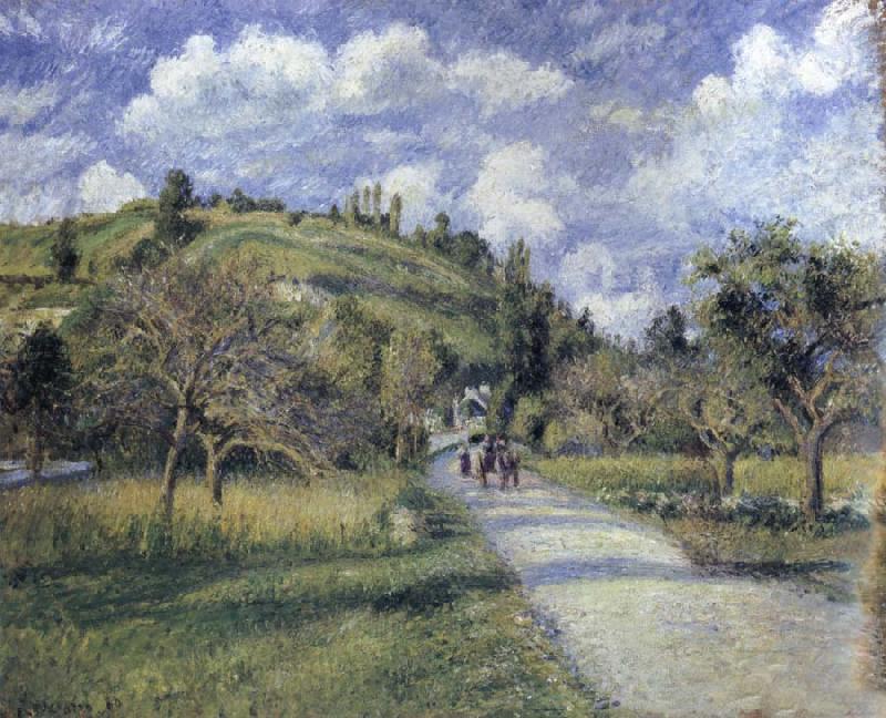 Camille Pissarro The highway Norge oil painting art